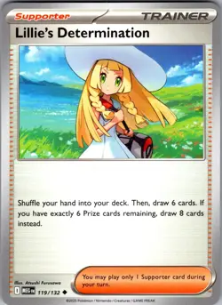 Lillie's Determination Mega Evolution 119/132 Uncommon Pokemon Near Mint - Image 1