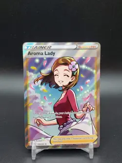 Aroma Lady 199/203 Evolving Skies Full Art Trainer NM Pokemon Card - Image 1