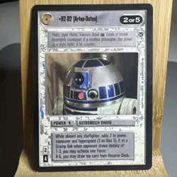 Star Wars CCG R2-D2 Astromech Droid Card 2 or 5 1996 Decipher SWCCG Collectible - Image 1