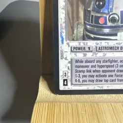 Star Wars CCG R2-D2 Astromech Droid Card 2 or 5 1996 Decipher SWCCG Collectible - Image 5