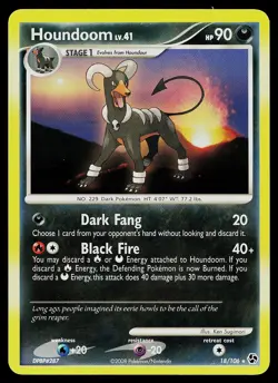 Pokemon Card - Houndoom Great Encounters 18/106 Rare - Image 1
