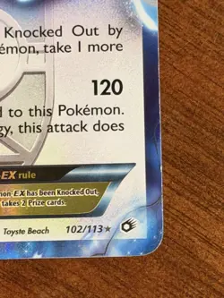 Pokemon TCG Team Plasma Lugia EX Legendary Treasures Holo Rare Card 102/113 - Image 2