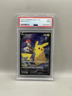 Pikachu V CS4.1C-016/004 Pokemon Card Chinese PSA 9 #016 - Image 1