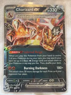 Charizard ex 196 Sv: Scarlet & Violet Promo Cards Holo - Image 1