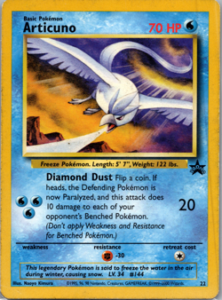 Articuno (Corrected) 22 - WOTC Promo - Lightly Played - Pokemon TCG Cards - Image 1