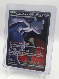 Team Rocket's Mewtwo ex 281/217 SIR Ascended Heroes Pokemon Card Pack Fresh NM - Image 1