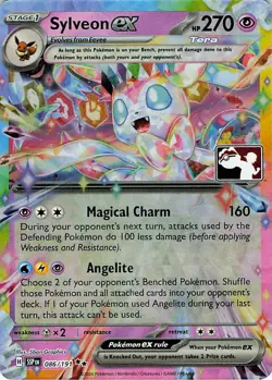 Sylveon ex Holo Double Rare Prize Pack Series Cards 086/191 NM - Image 1