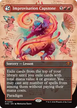 Improvisation Capstone (Borderless) Secrets of Strixhaven NM CARD ABUGames - Image 1