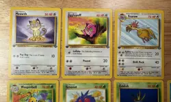 Pokemon Lot of 10 Cards - 1999 Jungle 1st Edition Vintage LP-NM - Image 3