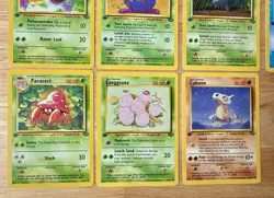 Pokemon Lot of 10 Cards - 1999 Jungle 1st Edition Vintage LP-NM - Image 5