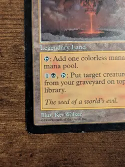 Wizards of the Coast Volrath's Stronghold Stronghold Rare Regular Land EN 1998 - Image 2