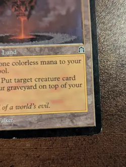 Wizards of the Coast Volrath's Stronghold Stronghold Rare Regular Land EN 1998 - Image 3