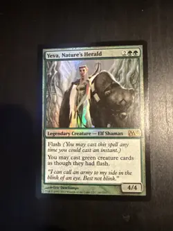Yeva, Nature's Herald Core Set 2013 (M13) Foil MTG - Image 1