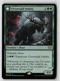 Ulvenwald Oddity #225 (Foil) (NM) Crimson Vow VOW Magic MTG - Image 1