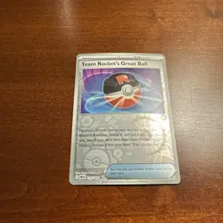 Team Rocket's Great Ball 175/182 Destined Rivals Pokemon Reverse Holo NM - Image 1