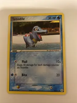Pokemon TCG Totodile EX Hidden Legends 79/101 Regular Common - Image 1