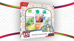 Pokemon TCG Scarlet & Violet - 151 Poster Collection Box - 3 Packs *Sealed* - Image 1