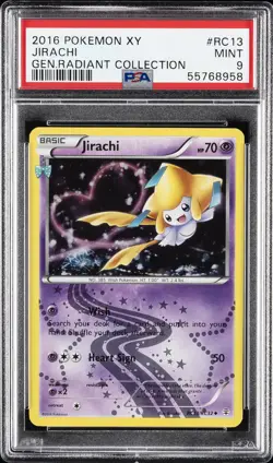 2016 POKEMON XY GENERATIONS RADIANT COLLECTION #RC13 JIRACHI PSA 9 - Image 1