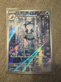 Pokemon Poliwhirl 176/165 SV 151 Illustration Rare Holo English 2023 - Image 1