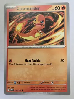 Charmander 26/197 Common Reverse Holo SV03: Obsidian Flames Pokemon TCG - Image 1