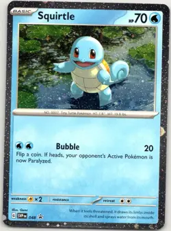 Squirtle (Cosmos Holo) 048 Holo Promo Scarlet & Violet Promo Pokemon Near Mint - Image 1