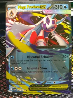 MEGA FROSLASS EX 047/217 DOUBLE RARE ASC POKEMON TCG NM - Image 1