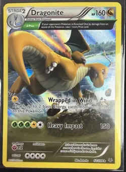 Pokemon Dragonite Full Art Delta Plus Holo XY Roaring Skies 52/108 - Image 1