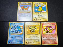 (LP-) Articuno Moltres Zapdos Pikachu Dragonite ANA Promo Japanese Pokemon Card - Image 1