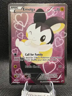 Pokemon TCG Emolga RC23/RC25 Legendary Treasures Radiant Full Art - Image 1