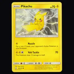Pikachu 66/236 Cosmic Eclipse Common Pokemon TCG NM - Image 1