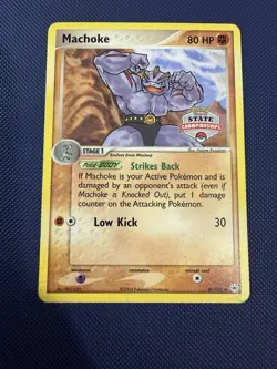 Machoke 41/101 Hidden Legends / Stamped State Championship POKEMON 2004 - Image 1