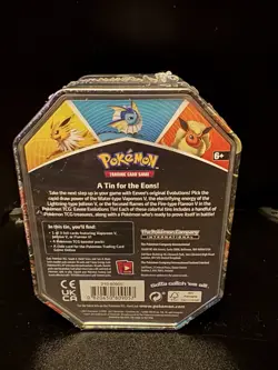 Pokemon TCG Eevee Evolutions Tin Vaporeon V Sealed Box Booster Promo 2021 - Image 2