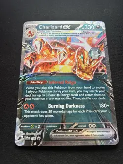 Pokemon: Charizard ex Scarlet & Violet Promo 196 Full Art - Image 2