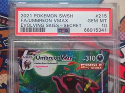 PSA 10 Umbreon VMAX 215 203 | Pokemon Evolving Skies Alt Alternate Art Moonbreon - Image 4