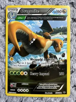 Pokemon Dragonite Full Art Delta Plus Holo XY Roaring Skies 52/108 NICE - Image 1