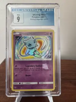 Pokemon TCG CGC 9 Shining Mew 40/73 Shining Legends English Shiny Holo Rare - Image 1