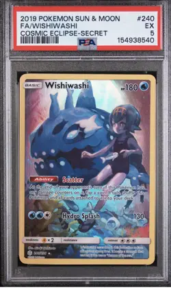 Wishiwashi (Secret) SM - Cosmic Eclipse - Pokemon NM 240/236 - Image 1