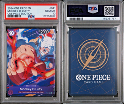 2024 ONE PIECE ENGLISH MONKEY D. LUFFY CS EMOTION PROMO P-041 PSA 10 GEM MINT - Image 3