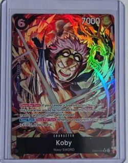 One Piece Koby EB04-044 SR Alt Art Foil English Near Mint - Image 2