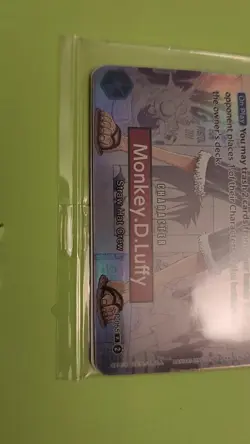 Monkey.D.Luffy College Basketball US Voyage P-055 One Piece Promo Sealed New - Image 2