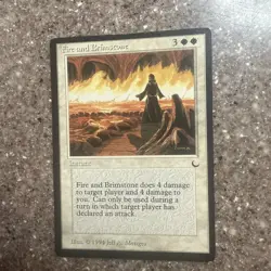 Fire and Brimstone - The Dark - LP - MTG Magic The Gathering - Image 1