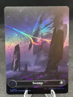 Swamp (Borderless Galaxy Foil) - 0369 - Edge of Eternities - MTG - NM Ships Now - Image 1