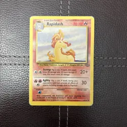 Pokemon TCG - Rapidash - 44/64 - Jungle - HP Unlimited Uncommon (1999) - Image 1