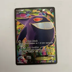 Gengar EX 114/119 Full Art Ultra Rare Holo Pokemon XY Phantom Forces - Image 1