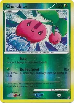 Cherubi 56/100 D&P Stormfront REVERSE HOLO PERFECT MINT! Pokemon - Image 1