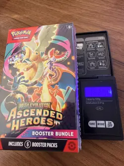 EXTRA Heavy Pokemon TCG Ascended Heroes Booster Bundle New & Sealed 152.88-90g - Image 1