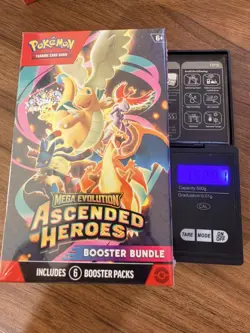 EXTRA Heavy Pokemon TCG Ascended Heroes Booster Bundle New & Sealed 152.87-91g - Image 1