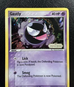 Pokemon TCG Gastly EX Legend Maker Reverse Holo Stamped 52/92 MP - Image 2