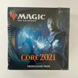 MTG Core Set 2021 Prerelease Kit 6 Packs + Dice + Promo Free Ship *Box Wear* - Image 2