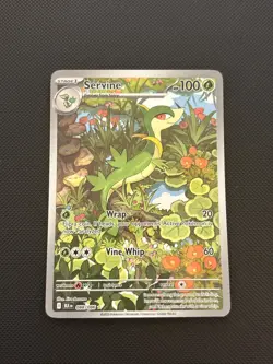 Pokemon TCG Servine Black Bolt Illustration Rare, 088/086 - Pack Fresh - Image 1
